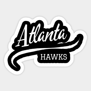Hawks Retro Sticker